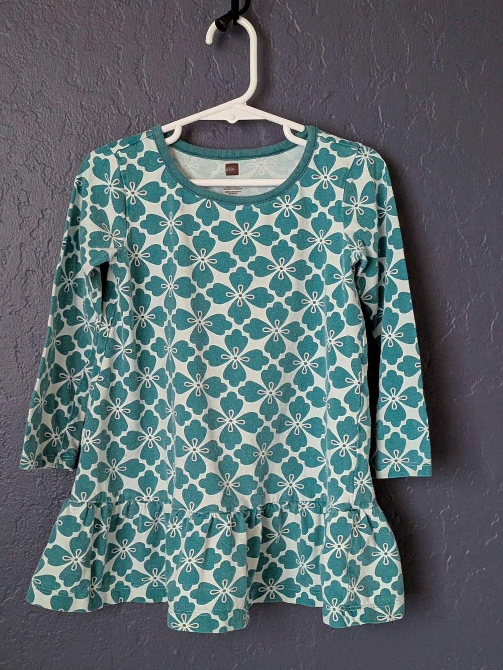 Tea Collection Teal Long Sleeve Top